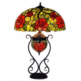 18 Inch Stained Glass Table Lamp