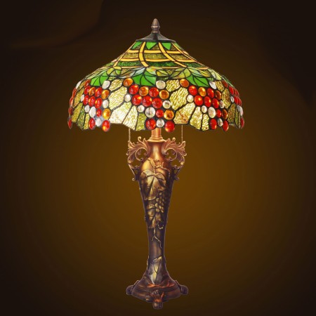 18 Inch Stained Glass Table Lamp