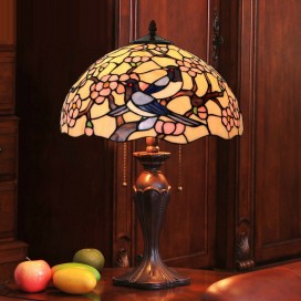 16 Inch Retro Stained Glass Table Lamp