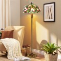 20 Inch Rural Stained Glass Floor Lamp