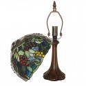 8 Inch Rural Grape Stained Glass Table Lamp