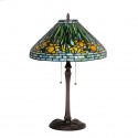 16 Inch Rural Stained Glass Table Lamp