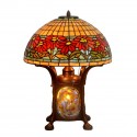 16 Inch Rural Stained Glass Table Lamp