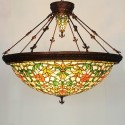 43 Inch Stained Glass Pendant Light