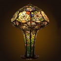 Retro Stained Glass Table Lamp