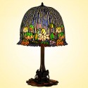 Retro Stained Glass Table Lamp