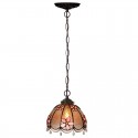 8 Inch Stained Glass Pendant Light