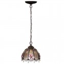 8 Inch Stained Glass Pendant Light