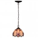 8 Inch Stained Glass Pendant Light