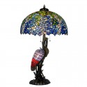 20 Inch Wisteria Stained Glass Table Lamp