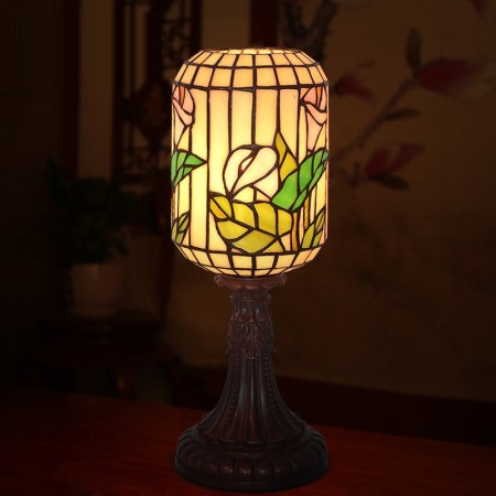 6 Inch Retro Stained Glass Table Lamp