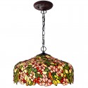 20 Inch Stained Glass Pendant Light