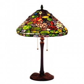 16 Inch Retro Stained Glass Table Lamp