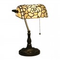 European Stained Glass Table Lamp