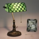 11 Inch European Stained Glass Table Lamp