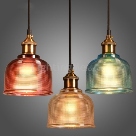 1 Light Modern/Contemporary Multi Colours Glass Pendant Light