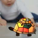 European Stained Glass Table Lamp