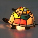 European Stained Glass Table Lamp