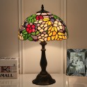 12 Inch European Stained Glass Table Lamp