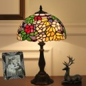 12 Inch European Stained Glass Table Lamp