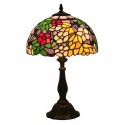 12 Inch European Stained Glass Table Lamp