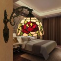 8 Inch European Stained Glass Wall Light