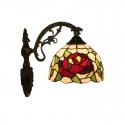 8 Inch European Stained Glass Wall Light