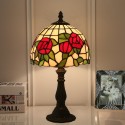 8 Inch European Stained Glass Table Lamp