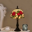 8 Inch European Stained Glass Table Lamp