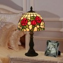 8 Inch European Stained Glass Table Lamp