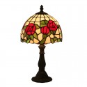 8 Inch European Stained Glass Table Lamp