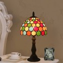 8 Inch European Stained Glass Table Lamp