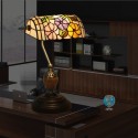 European Stained Glass Table Lamp