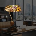 European Stained Glass Table Lamp