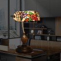 European Stained Glass Table Lamp