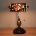 European Stained Glass Table Lamp