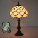 8 Inch European Stained Glass Table Lamp