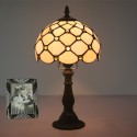 8 Inch European Stained Glass Table Lamp