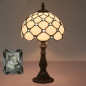 8 Inch European Stained Glass Table Lamp