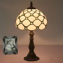 8 Inch European Stained Glass Table Lamp