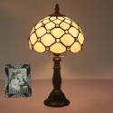 8 Inch European Stained Glass Table Lamp