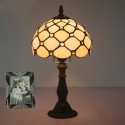 8 Inch European Stained Glass Table Lamp